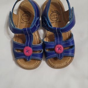 LIVIE & LUCA Sandals, Size 9, Blue